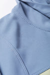 Color Block Zipper Hooded Workout Jacket