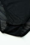 PACK6421353-2-1, Black High Neck Sleeveless Diamante Bodysuit