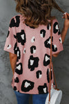 PACK25219373-10-1, Pink Boyfriend Print Loose T Shirt