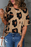 PACK25219373-20-2, Leopard Boyfriend Print Loose T Shirt