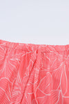 PACK7711879-10-1, Pink Bohemian Floral Print Wide Leg Pants