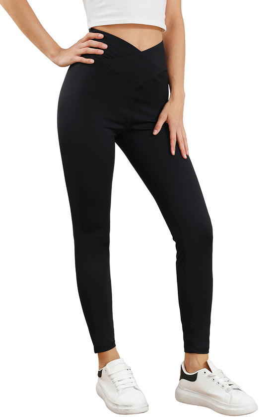 PACK265233-2-1, PACK265233-2-2, Black Arched Waist Seamless Active Leggings