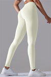 LC265427-P1-S, LC265427-P1-M, LC265427-P1-L, LC265427-P1-XL, LC265427-P1-2XL, White Regular Solid Active Yoga Pants