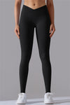 LC265427-P2-S, LC265427-P2-M, LC265427-P2-L, LC265427-P2-XL, LC265427-P2-2XL, Black Regular Solid Active Yoga Pants