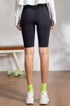 PACK265462-P2-1, Black Solid High Waist Butt Lifting Biker Shorts