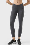 PACK265472-P2011-1, Dark Grey Exposed Stitching Patchwork Cropped Active Leggings