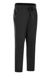 PACK265479-P2-1, Black Skinny Drawstring Waist Workout Pants