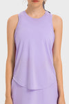 PACK264695-P708-1, Orchid Petal Solid Breathable Racerback Yoga Tank Top