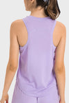 PACK264695-P708-1, Orchid Petal Solid Breathable Racerback Yoga Tank Top