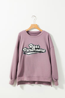  PACK25317253-P308-1, Valerian Pass Penthouse Chenille Letter Graphic Sweatshirt