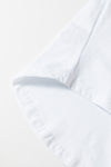 PACK25224989-1-1, White LOVE Shutterstock Graphic Puff Sleeve V Neck Tee