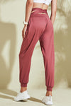 PACK265516-P303-1, Mineral Red Cross Back High Waist Active Jogger Pants