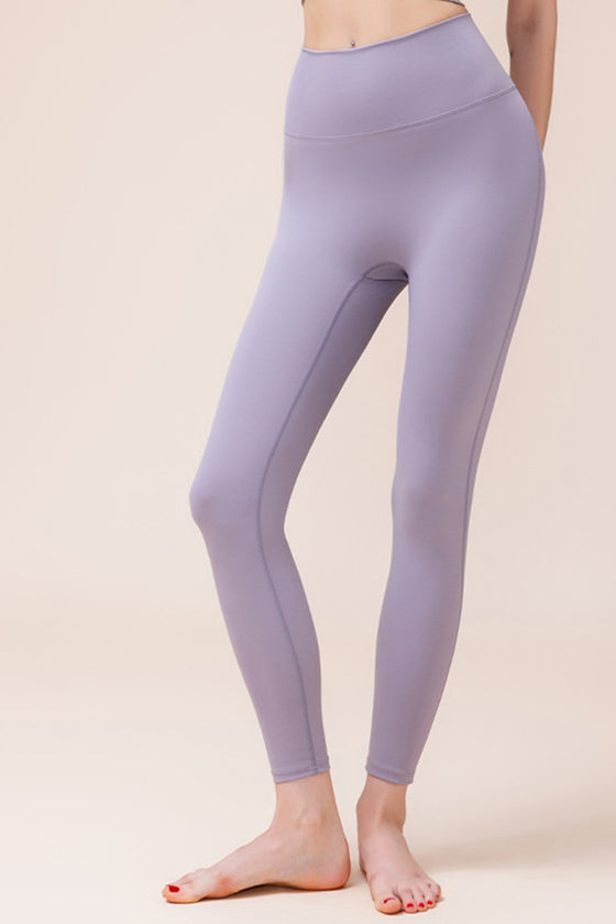 PACK265514-P708-1, Orchid Petal Crossed Back Tummy Control Sports Leggings