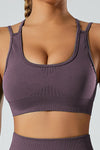 PACK2611616-P308-1, Valerian Back Cross Strappy Bra and Leggings Yoga Set