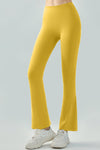 PACK265540-P307-1, Ginger Crossed High Waist Flare Yoga Pants