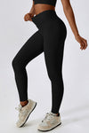PACK2611636-P2-1, Black Active Push up Bra and Arched Leggings Workout Set