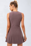 PACK267006-P308-1, Valerian Solid Color Sleeveless Basic Active Mini Dress