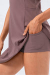 PACK267006-P308-1, Valerian Solid Color Sleeveless Basic Active Mini Dress