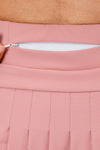 PACK265553-P4010-1, Peach Blossom High Waist Back Pleated Sports Mini Skirt