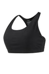 Wide Straps Hollow Out Back Cropped Gym Bra
