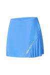 Pleated Sides High Waist A-line Sports Skirt
