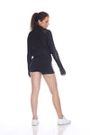 Black La Girl Active Short Shorts (6034_black)