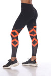 Black/orange Wrap-around-legging (6047_blkor)