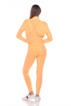 Orange La Textured Booty Lift Legging (pop001p_orang)