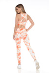 Crossed Tie Dye La Abstract High-rise Legging (ps013p_orctd)